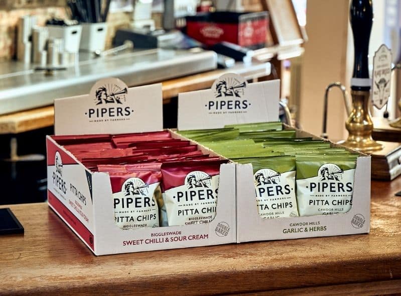 Pitta Chips counter top tray